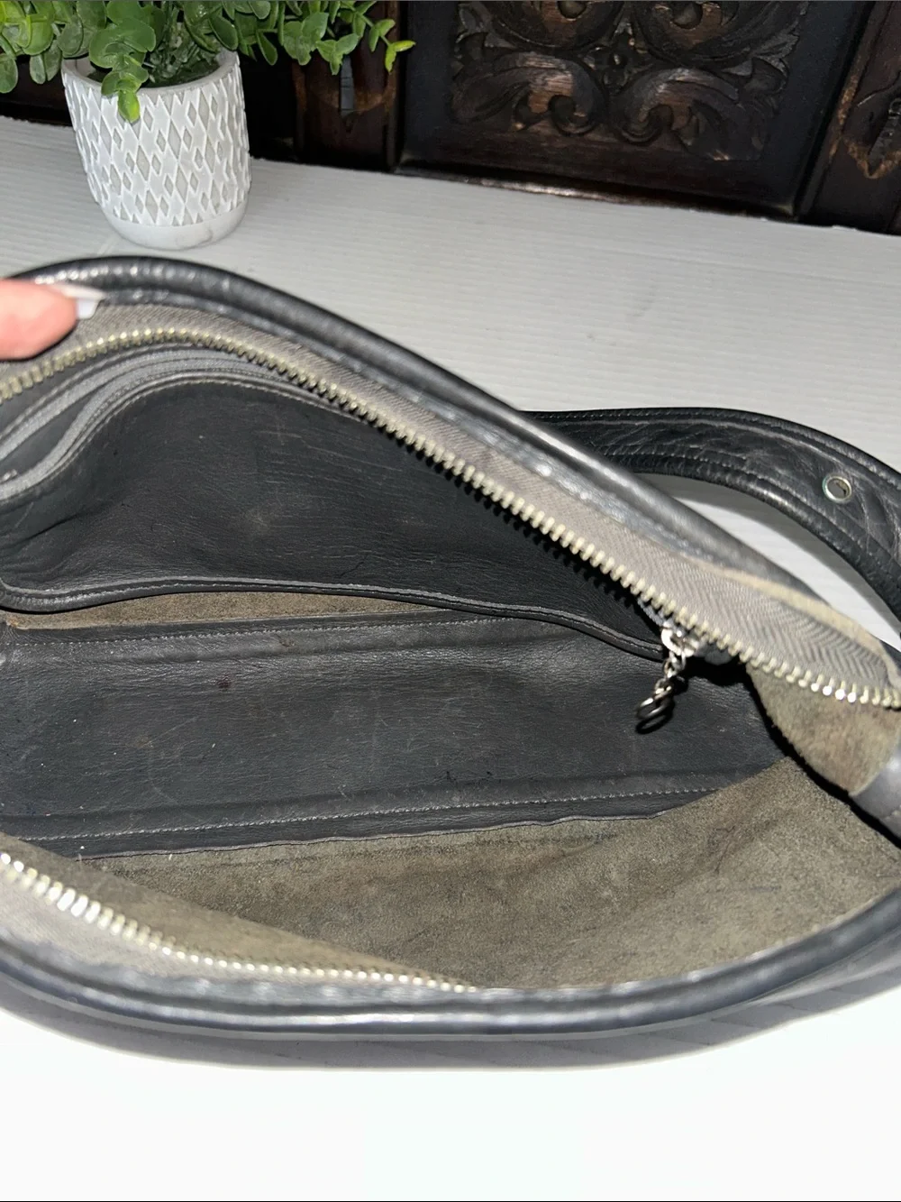 Extremely Rare Made In USA Old Coach 9059 Shoulder Bag Black